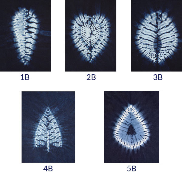 Small shibori template set