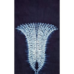 LARGE SHIBORI STENCIL - TRUMPET<br/>H 28.5cm x W 12cm